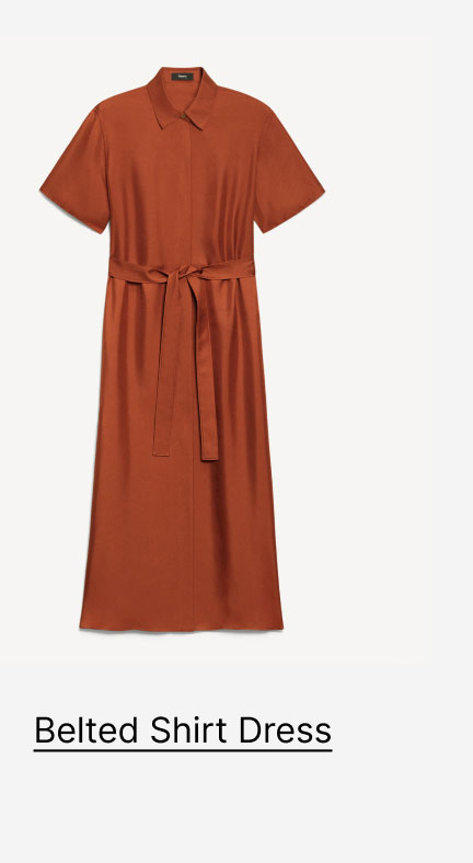 Belted Shirt Dress